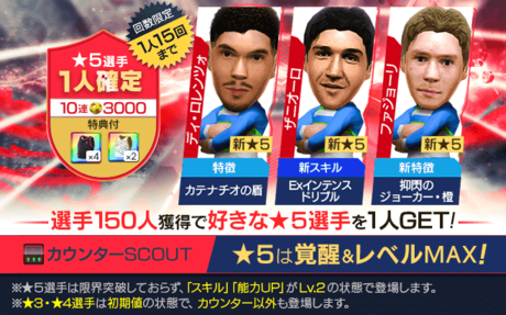 特典付きカウンタースカウト