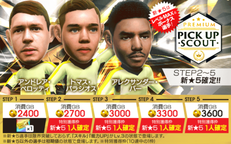 今回のスカウト