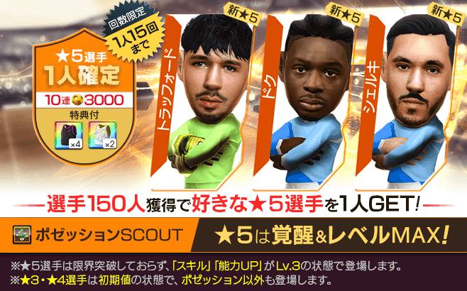 特典付きポゼッションスカウト